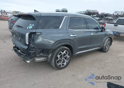 2022 Hyundai Palisade Calligraphy from USA, damaged, VIN KM8R74HE3NU372910